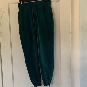 Mandala Caribbean Blue Scrub Pants